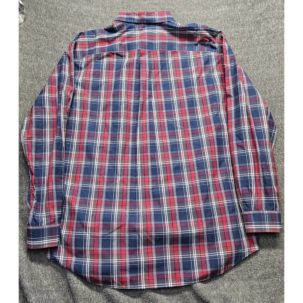 Vineyard Vines Men's XXL Slim Fit Tucker Shirt Stretch Blue Red Check Button - Picture 9 of 10